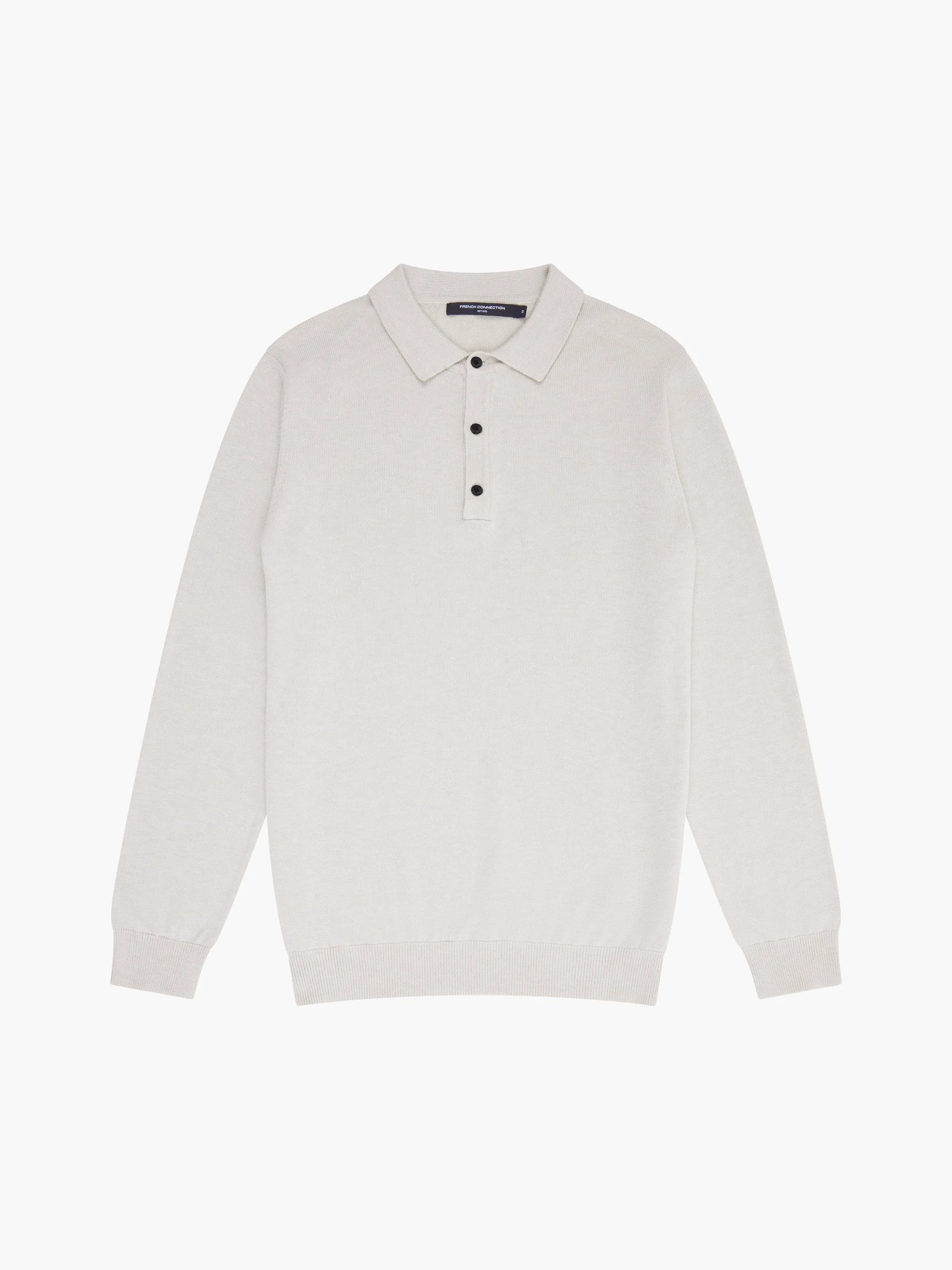 3 Button Knit Polo Shirt