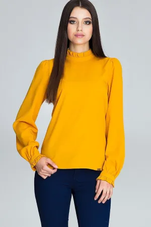 A very Elegant Blouse With Pleated Figl