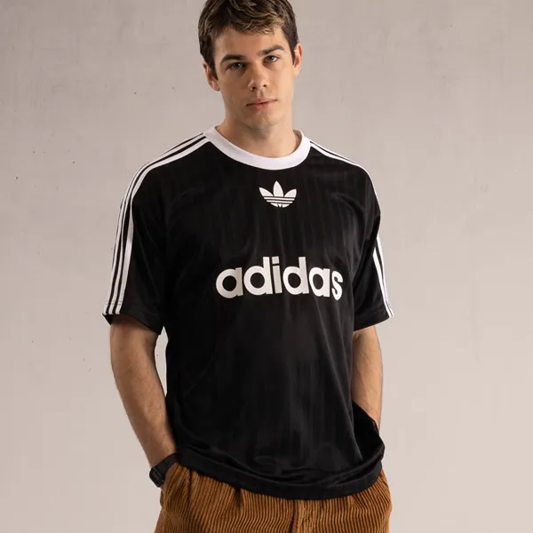 adidas Men's T-shirt Adicolor, black and white