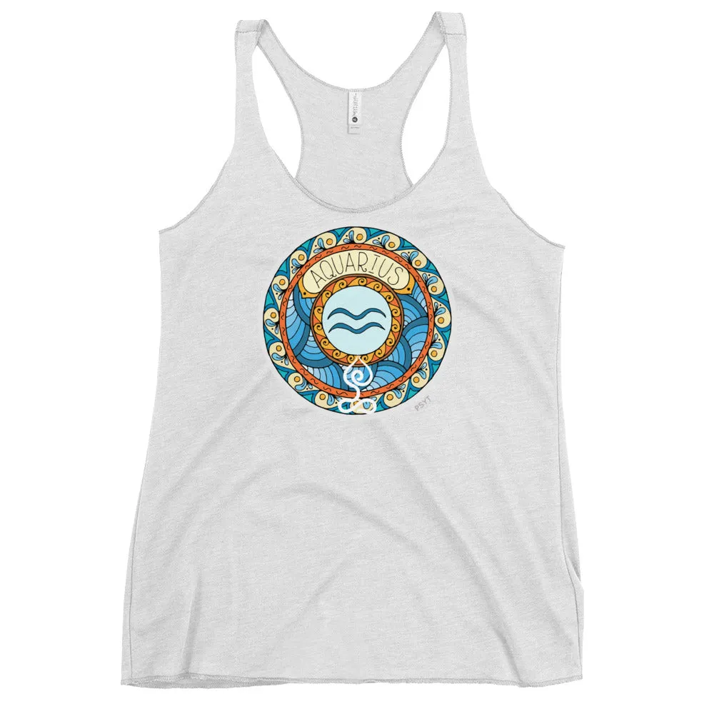 Aqaurius Yogastrology Racerback Tank Top