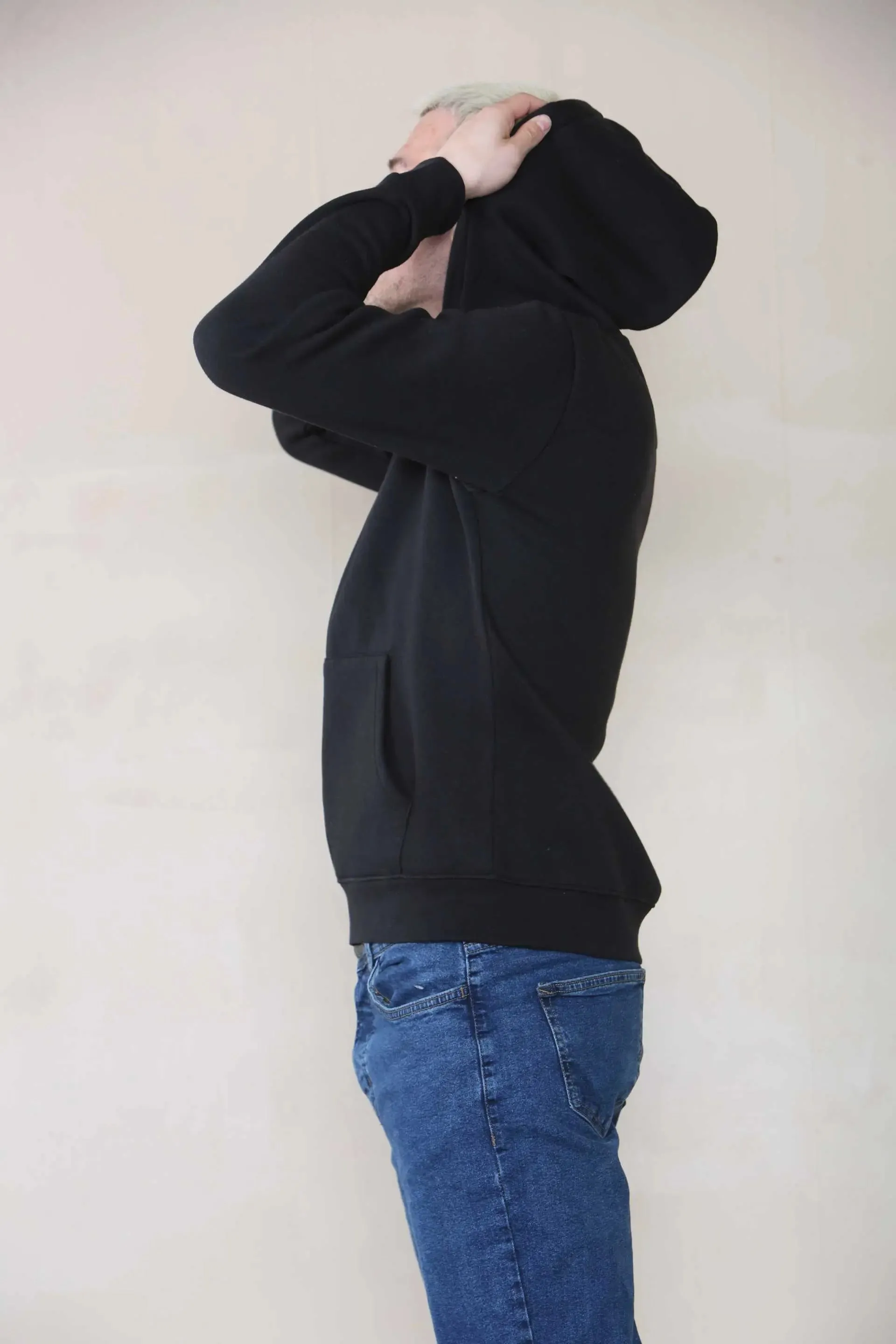 Basic Zip Through Hoodie