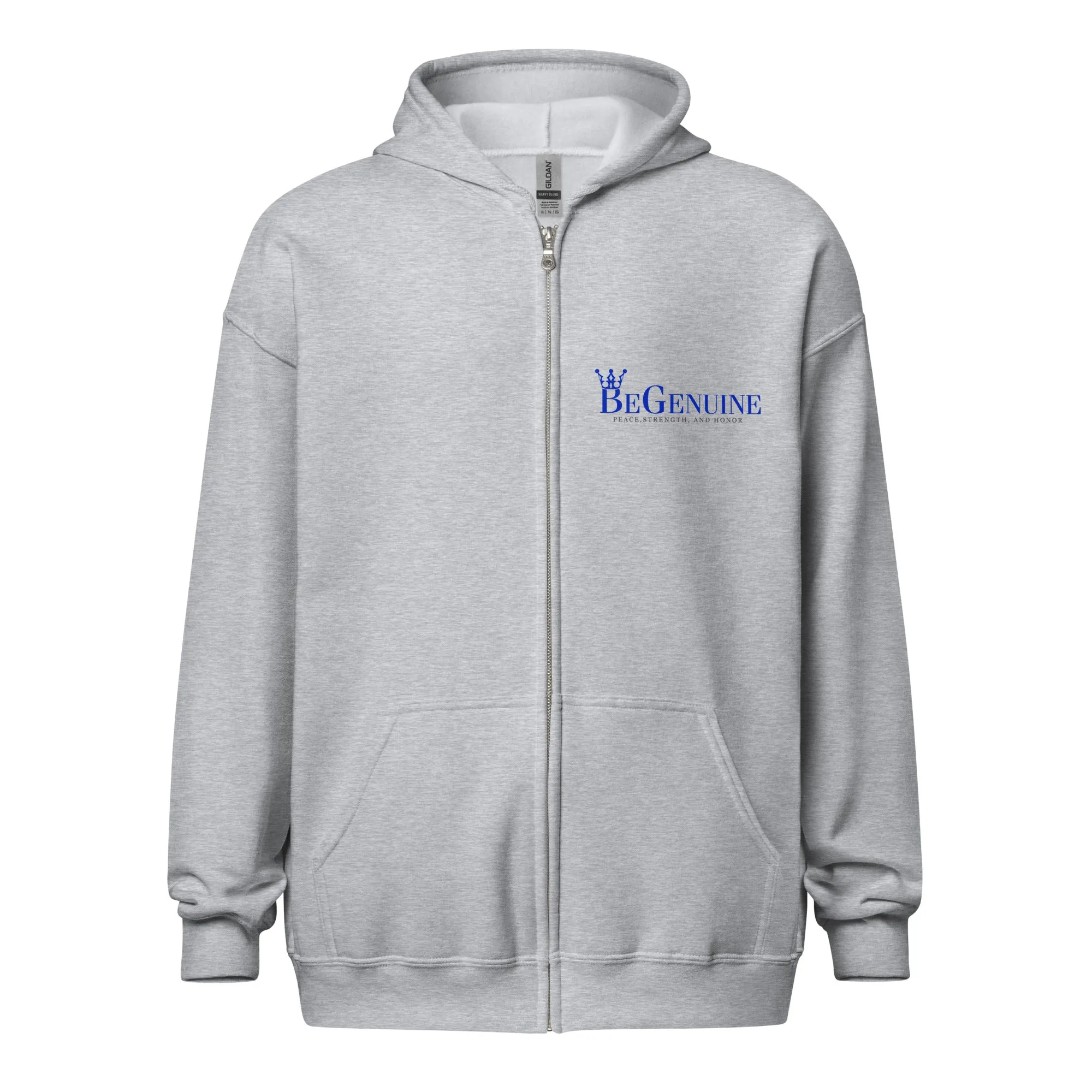 BeGenuine heavy blend zip hoodie