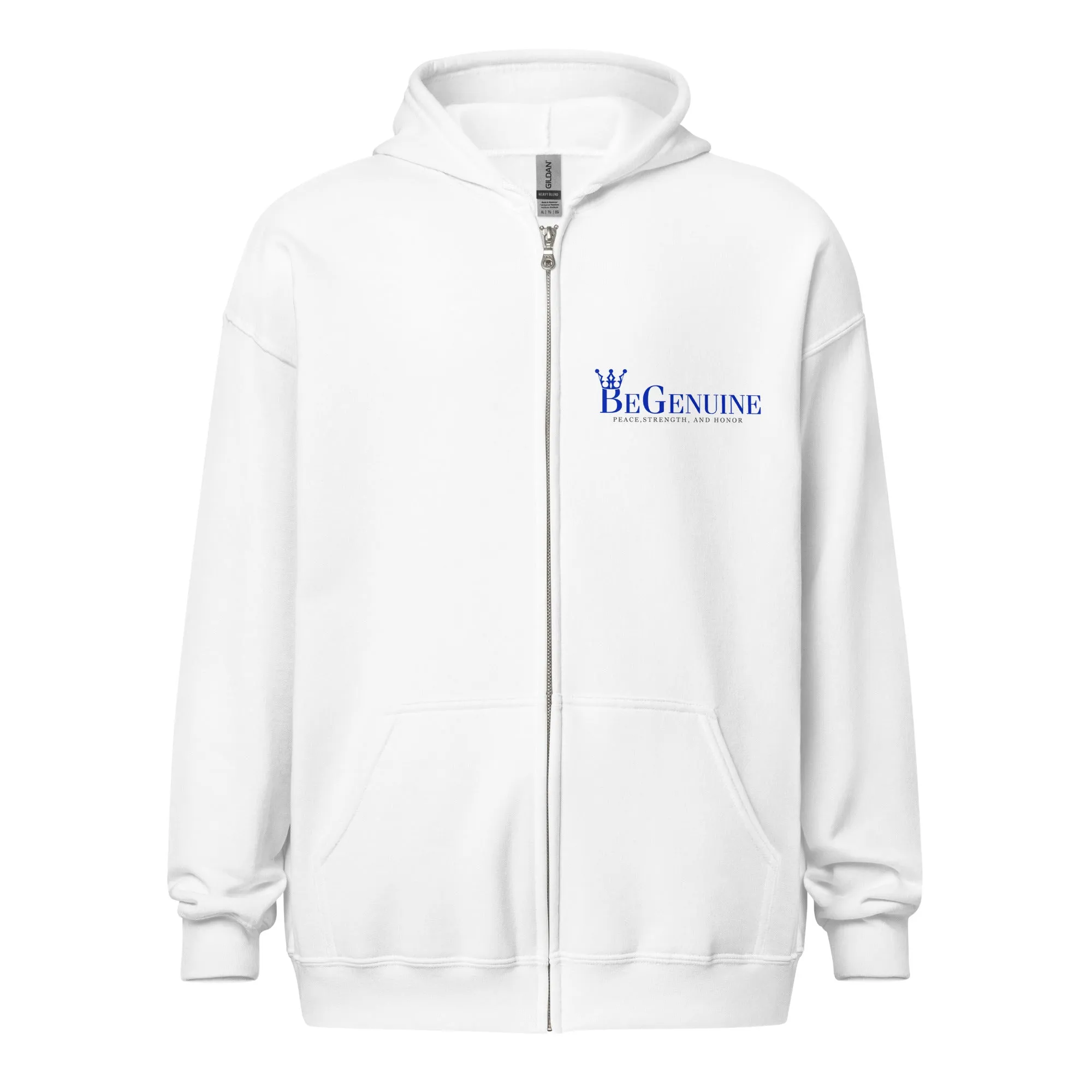 BeGenuine heavy blend zip hoodie