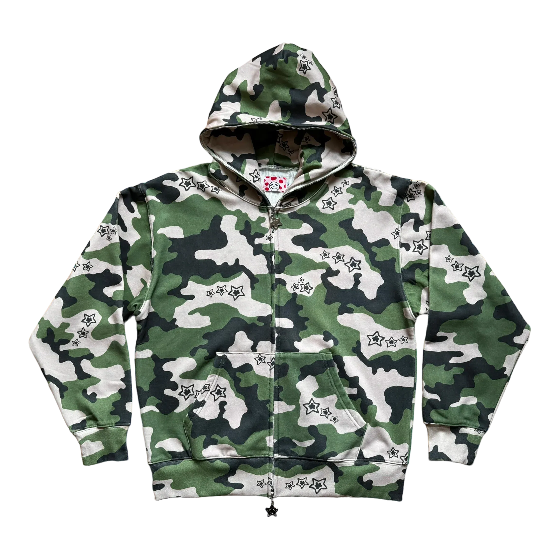 Camo Full Zip-Up Hoodie