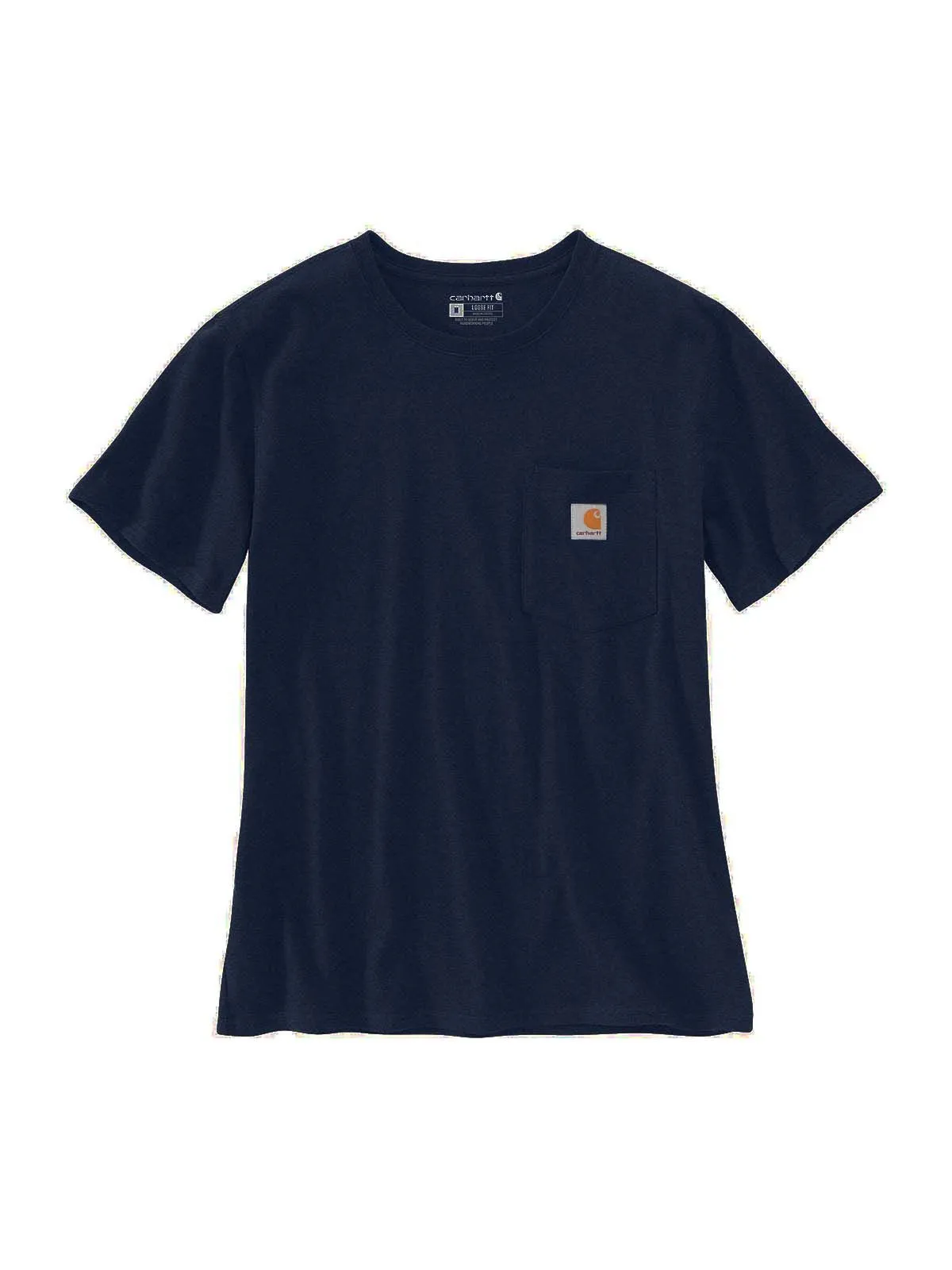 Carhartt&#x20;103067&#x20;Women&#x27;s&#x20;Pocket&#x20;s&#x2F;s&#x20;T-Shirt&#x20;-&#x20;Navy