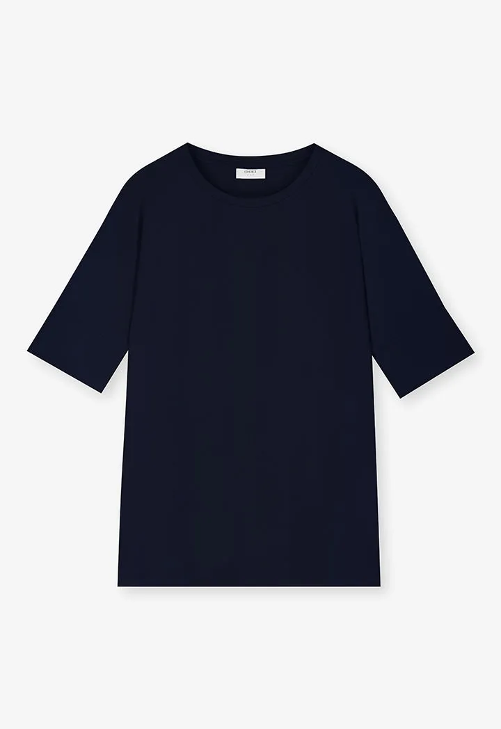 Choice Basic Crew Neck T-Shirt Navy