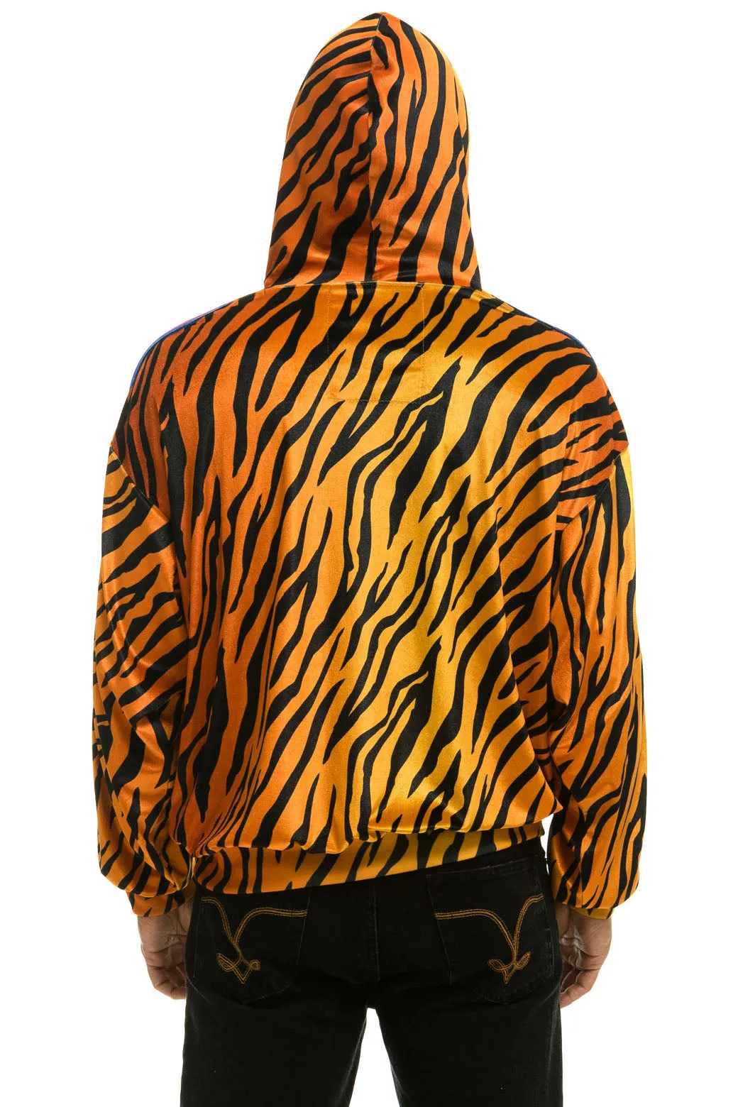 CLASSIC VELVET RELAXED PULLOVER HOODIE - TIGER