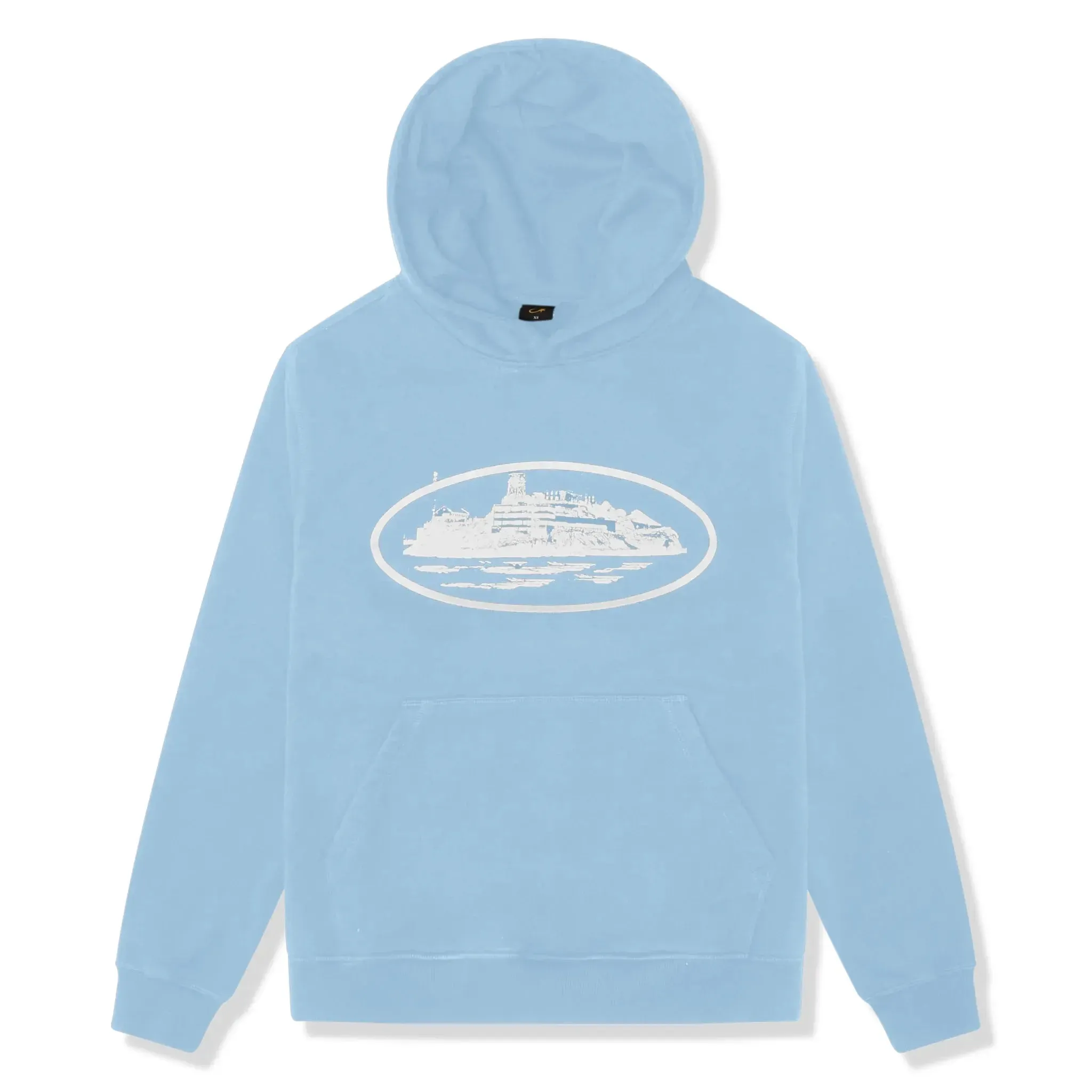 Corteiz Alcatraz Baby Blue Hoodie