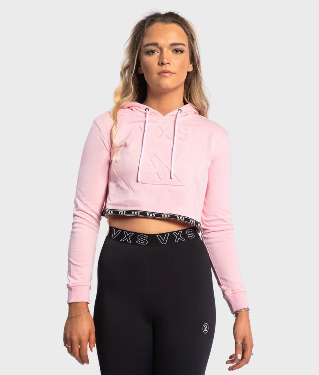 CROP Hoodie [Pink]