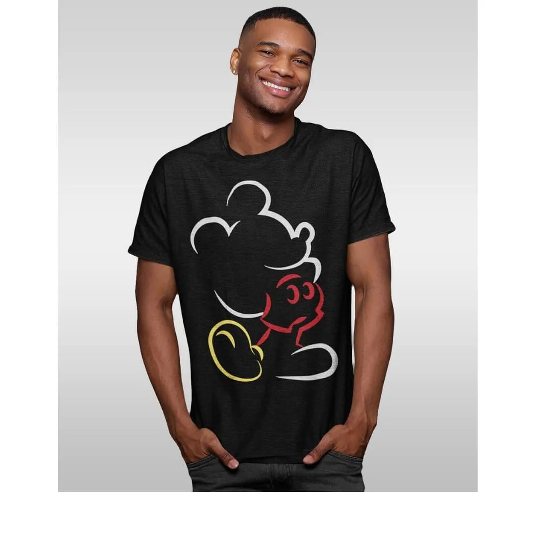 Disney Mickey Silhouette Stroke T-Shirt