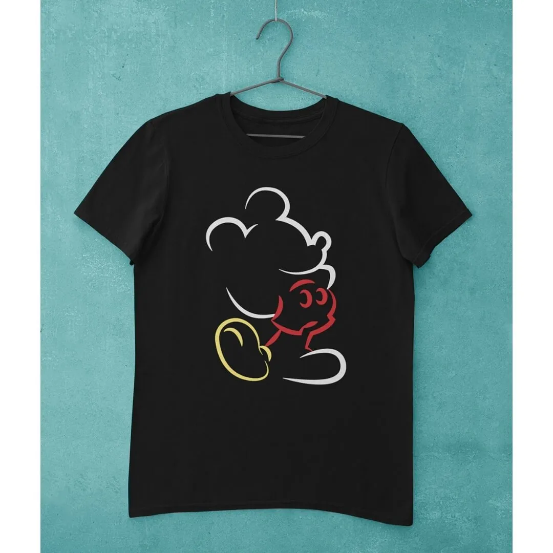 Disney Mickey Silhouette Stroke T-Shirt