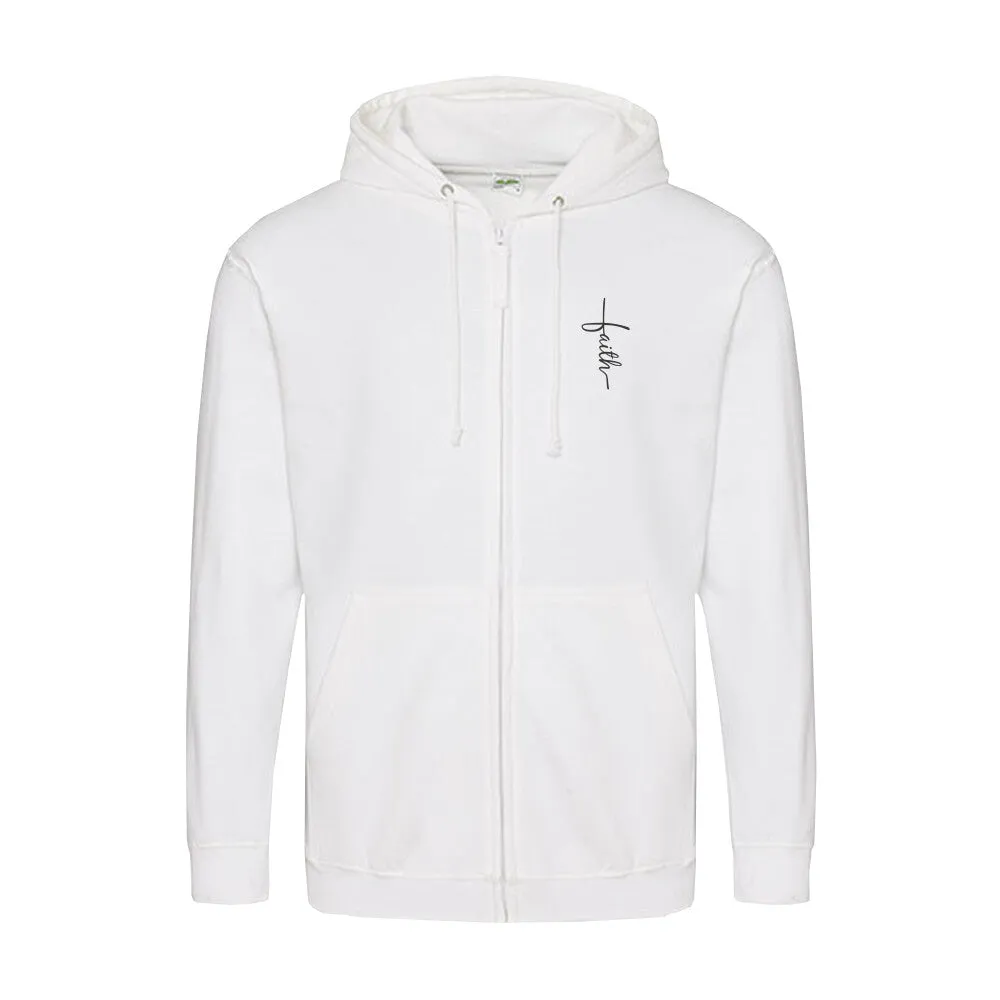 Faith Cross Zipper Hoodie