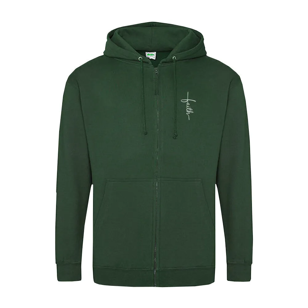 Faith Cross Zipper Hoodie