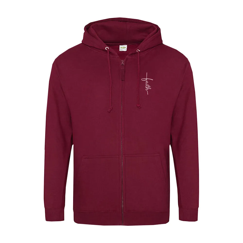 Faith Cross Zipper Hoodie