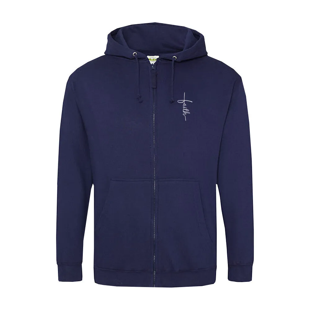 Faith Cross Zipper Hoodie