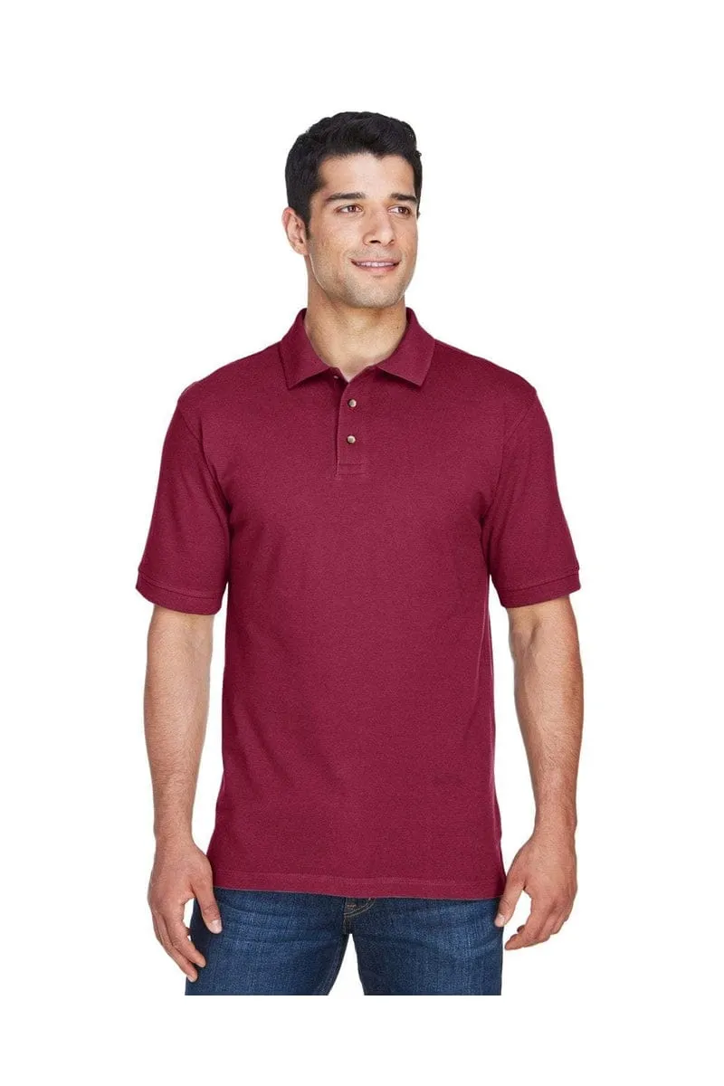 Harriton M200: Men's 6 oz. Ringspun Cotton Pique Short-Sleeve Polo, Basic Colors