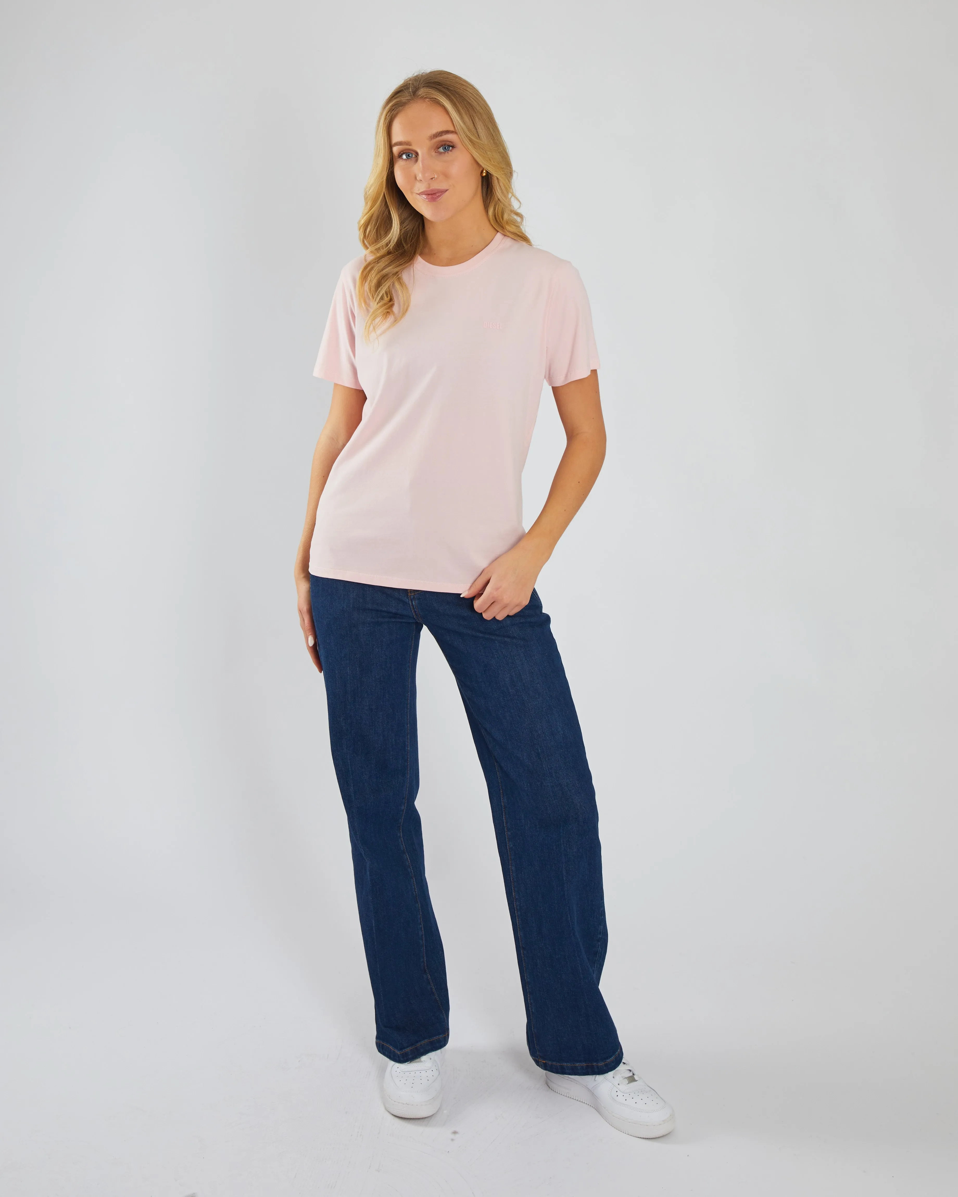 Jada Basic O Neck Bermuda Pink