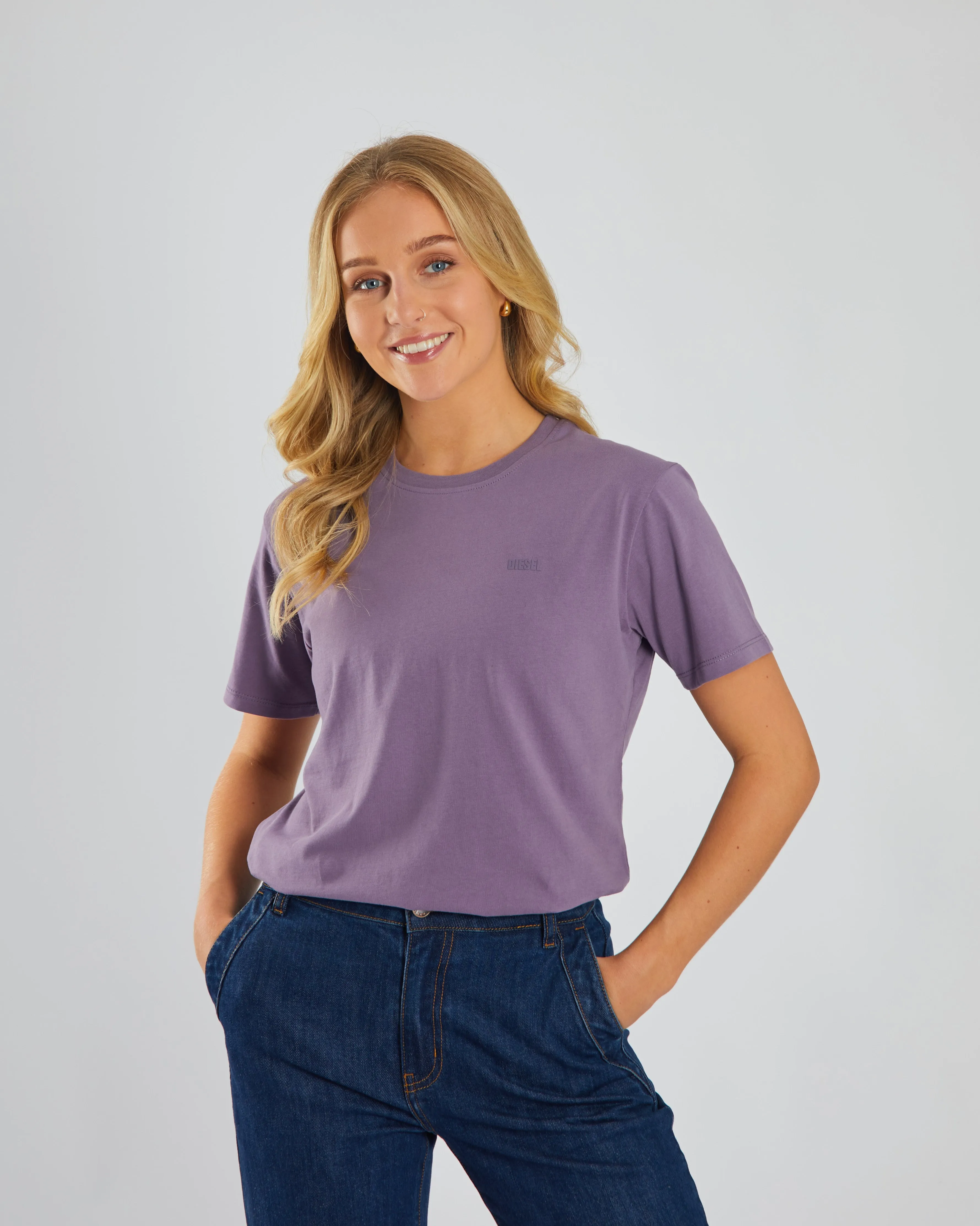 Jada Basic O Neck Lavender