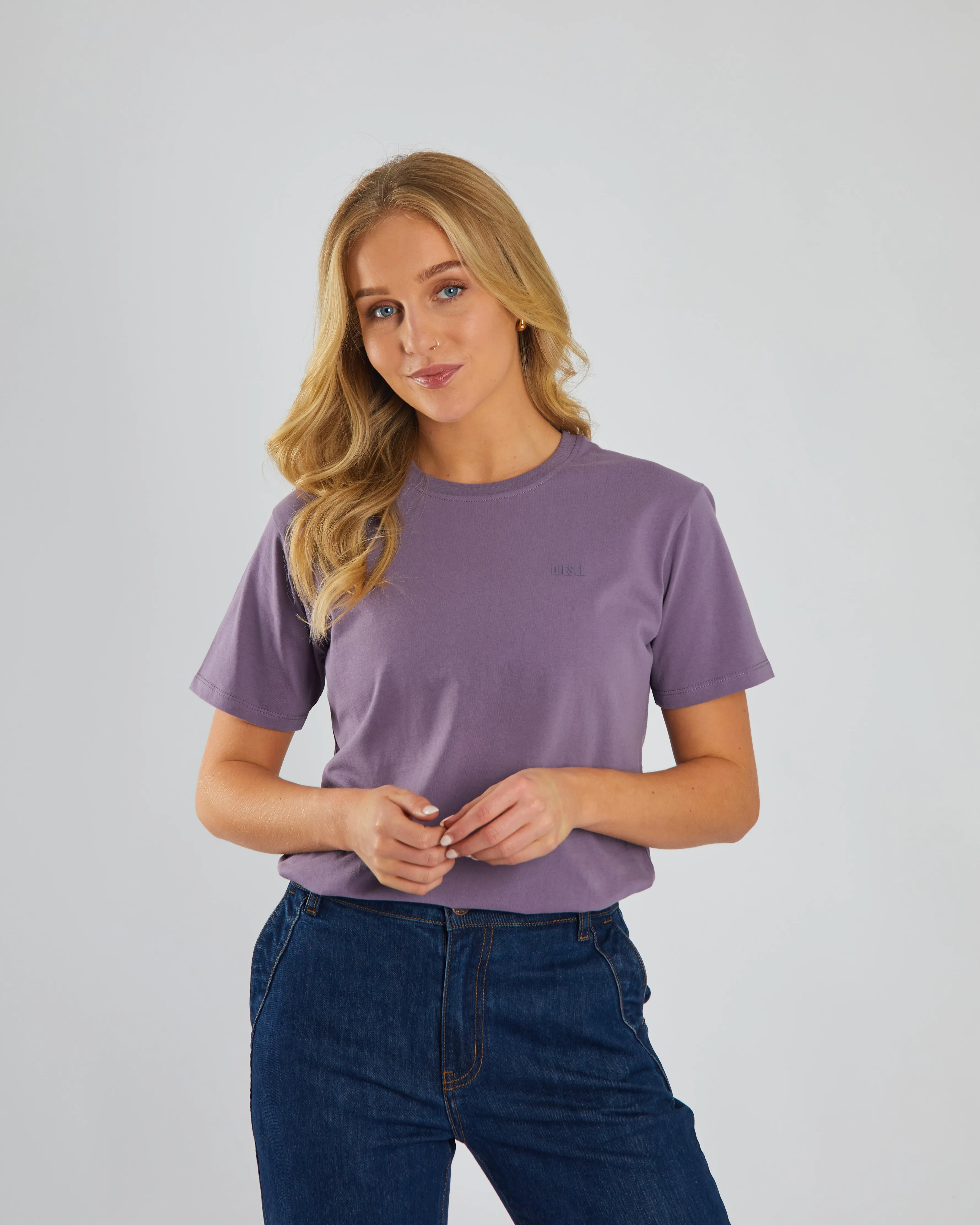 Jada Basic O Neck Lavender