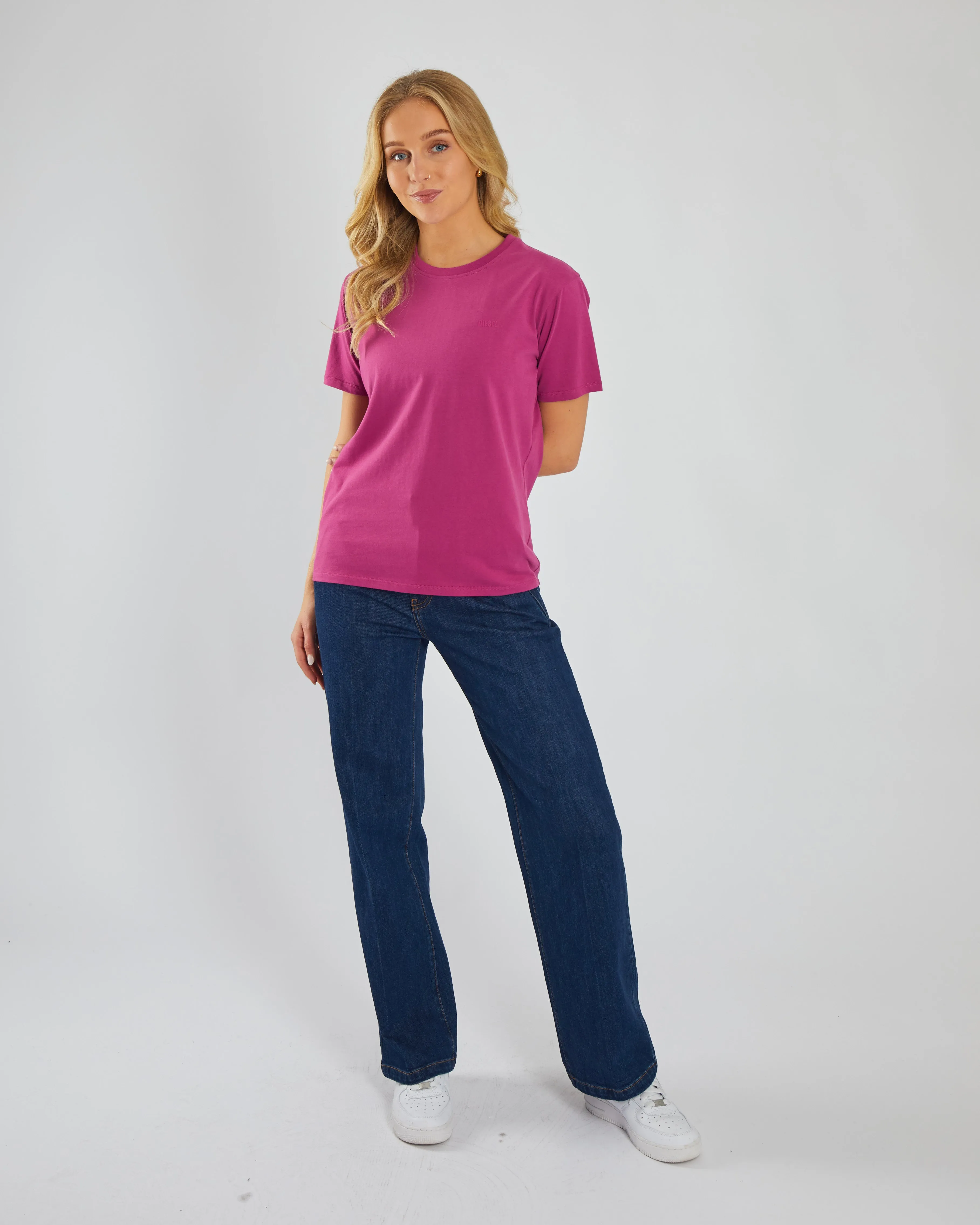 Jada Basic O Neck Raspberry