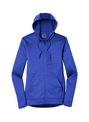 Logo Hoodies | Nike Women&#x27;s Therma-Fit Full-Zip Fleece Hoodie Game Royal 