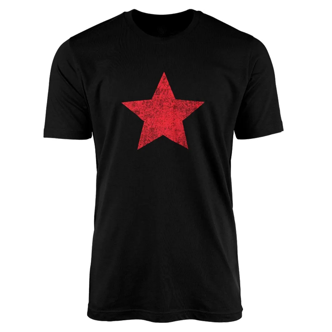 Marvel Comics The Winter Soldier Blood Star T-Shirt