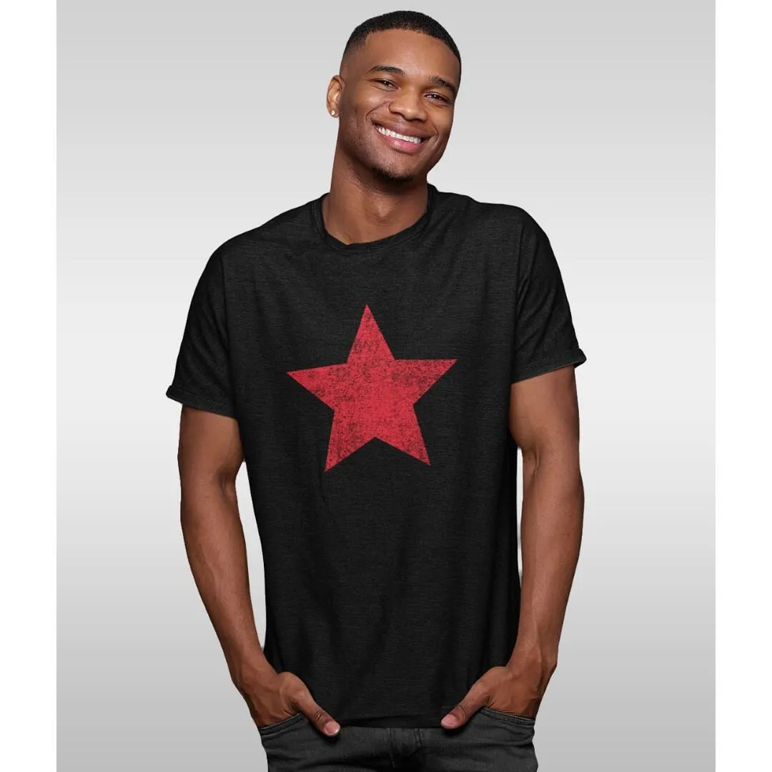 Marvel Comics The Winter Soldier Blood Star T-Shirt