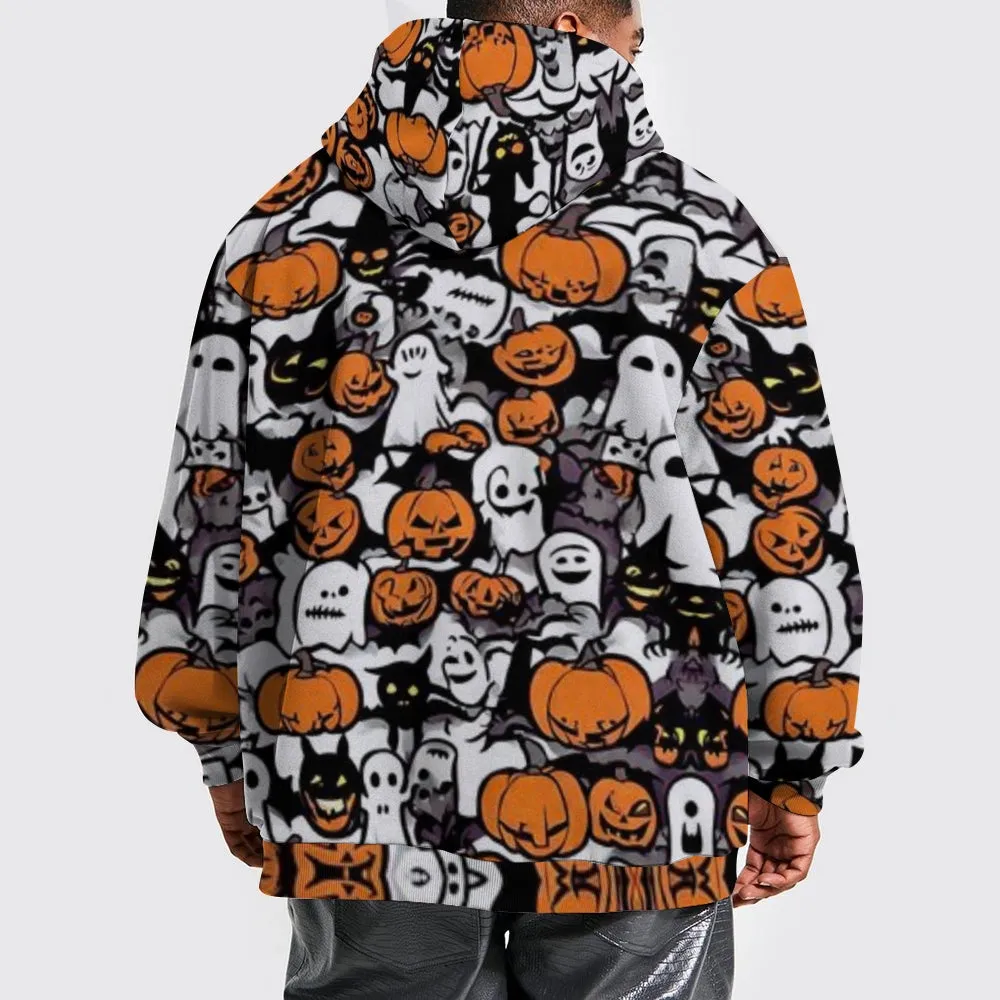 Mens Halloween Ghost 3D Print Hoodies