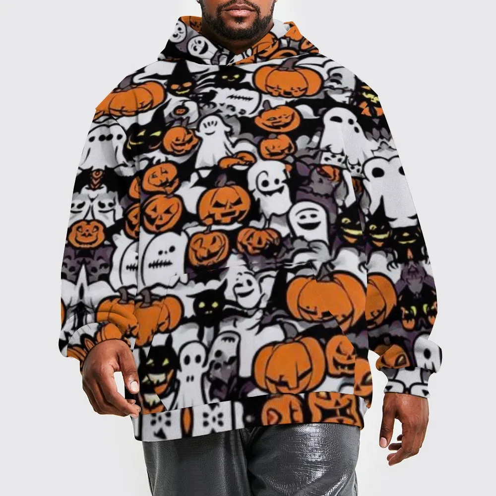 Mens Halloween Ghost 3D Print Hoodies