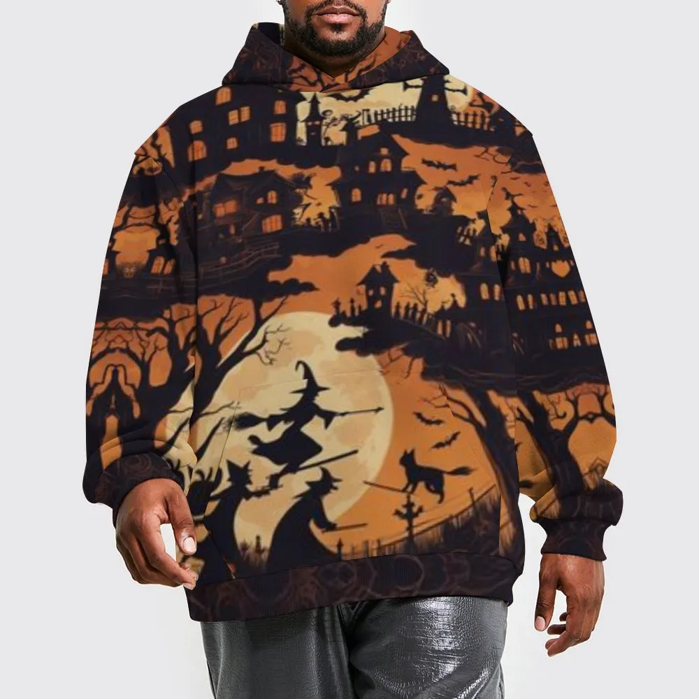 Mens Halloween Mystery Night 3D Print Hoodies