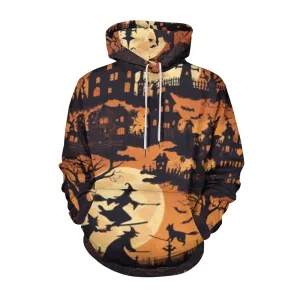 Mens Halloween Mystery Night 3D Print Hoodies