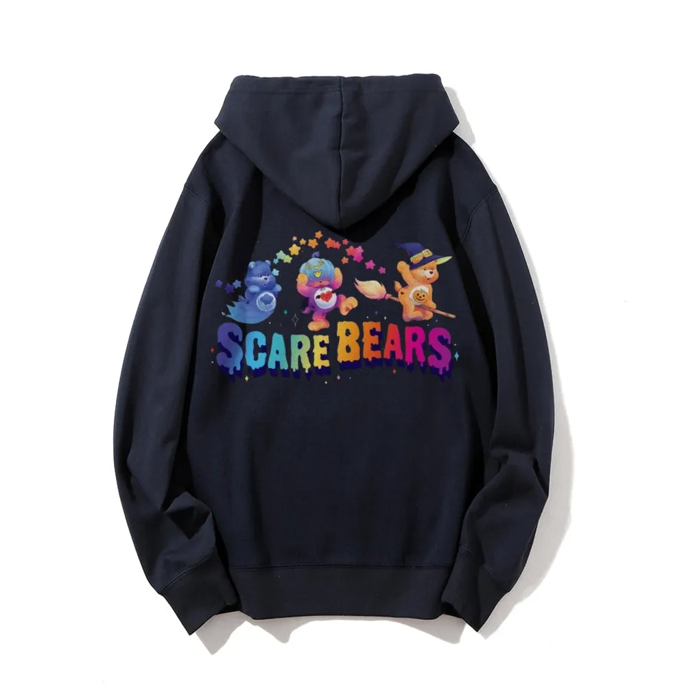 Mens Scare Bears Graphic Hoodies