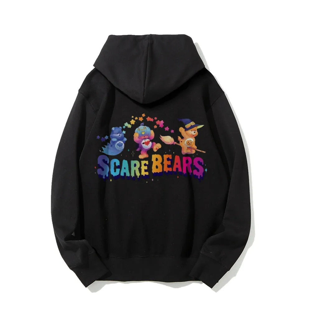 Mens Scare Bears Graphic Hoodies