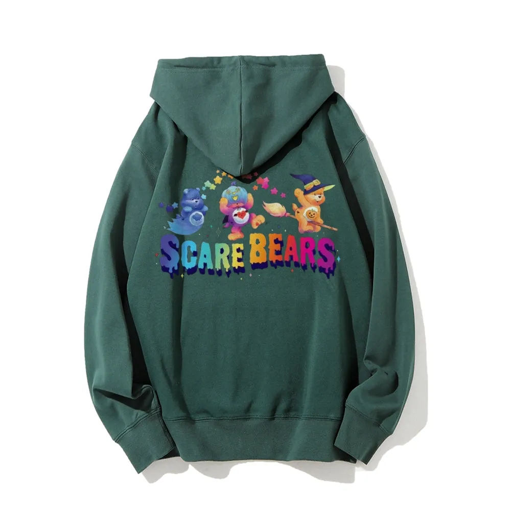 Mens Scare Bears Graphic Hoodies