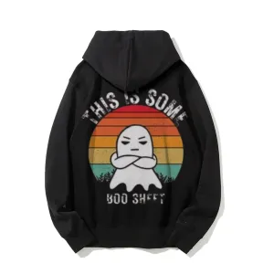 Mens THIS IS SOME BOO SHEET Graphic Pullover Hoodies