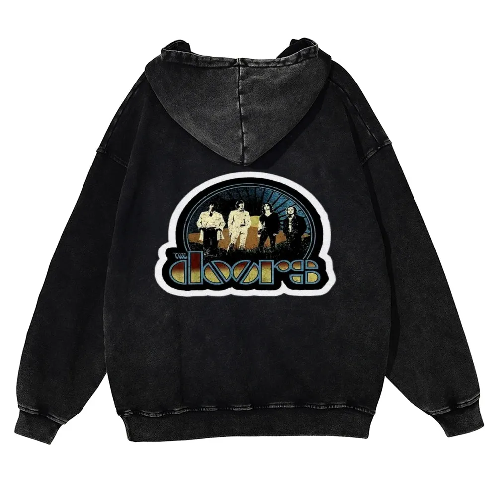 Mens Vintage Doors Hoodies