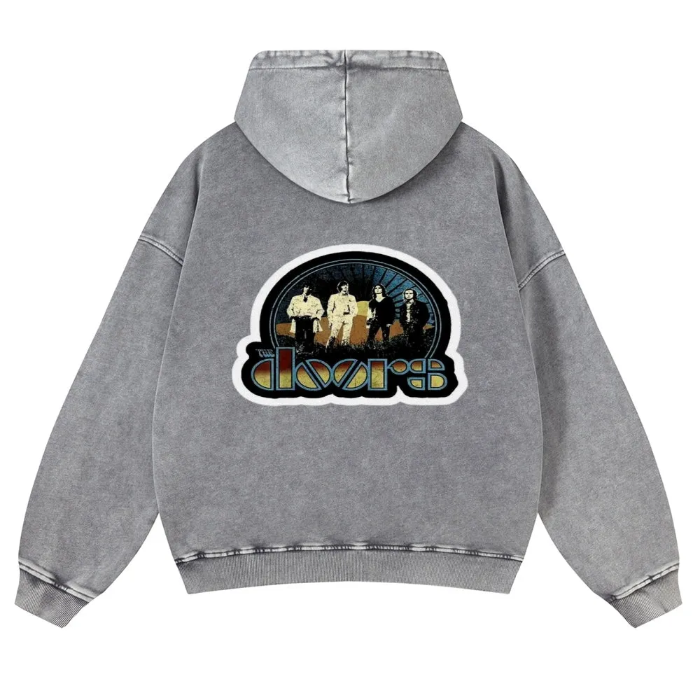 Mens Vintage Doors Hoodies