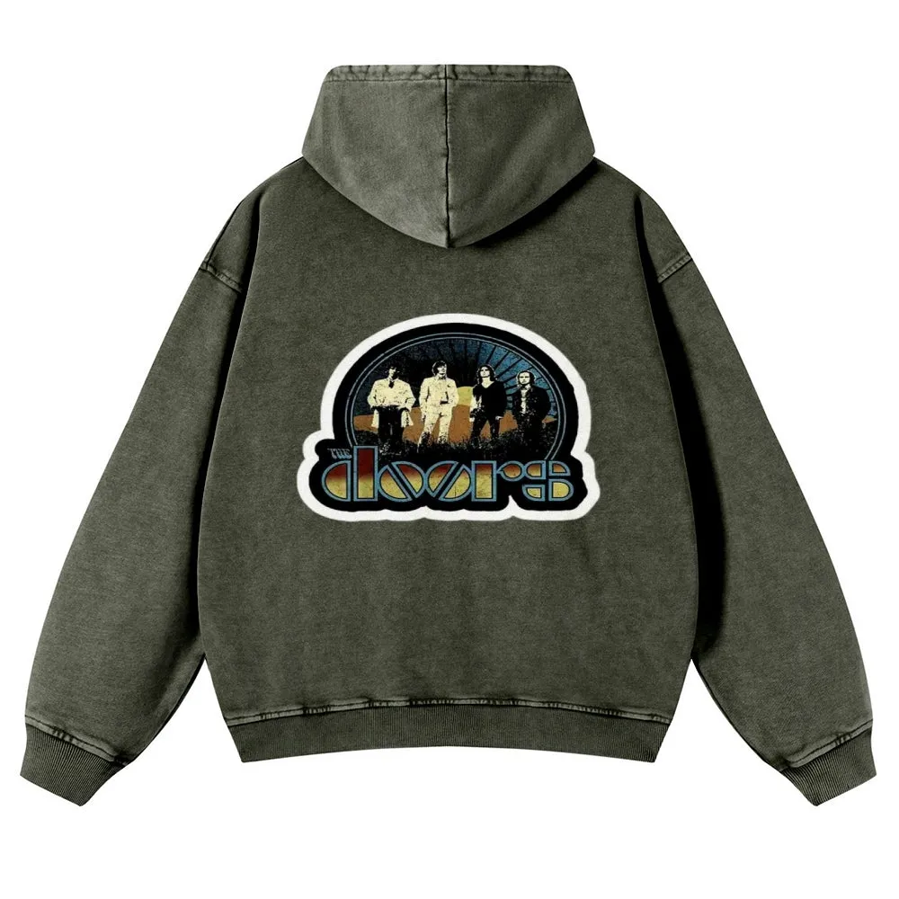 Mens Vintage Doors Hoodies