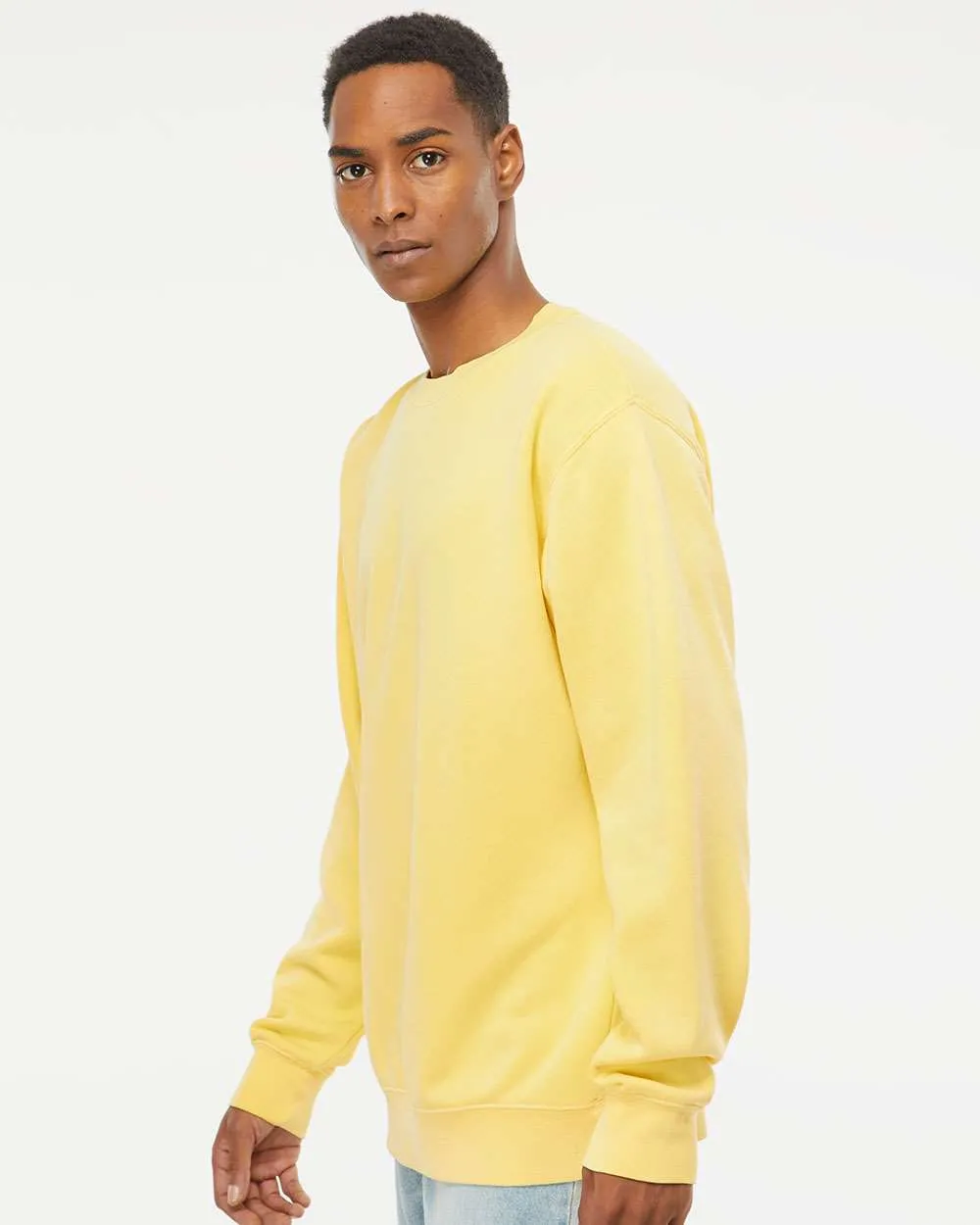 Midweight Pigment-Dyed Crewneck Sweatshirt