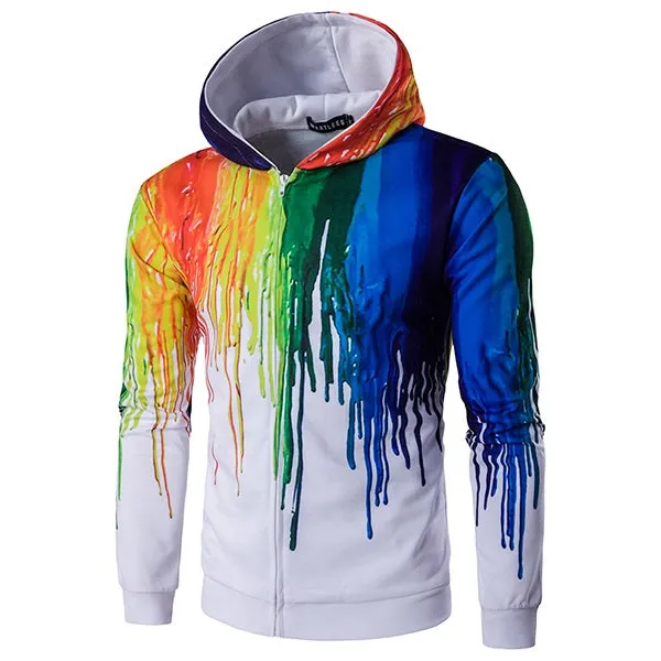 Multi-Colour Paint Variation Hoodie