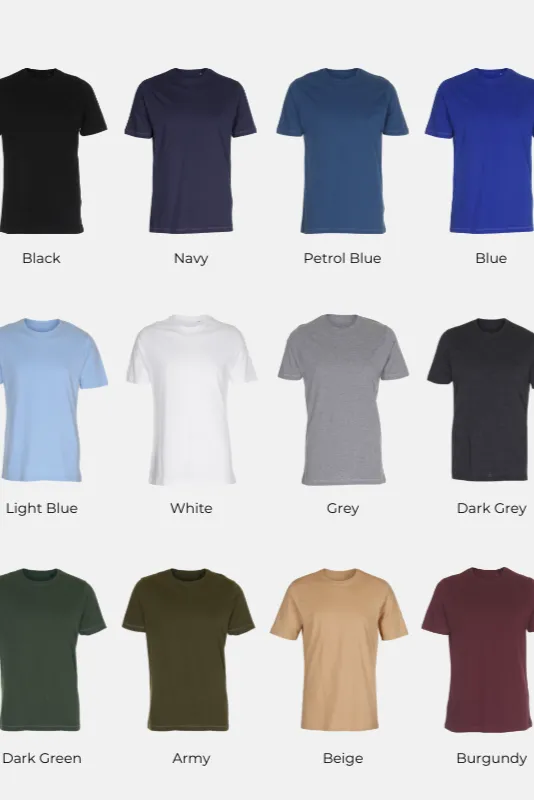 Organic Basic T-shirts - Package Deal (6 pcs.) (email)