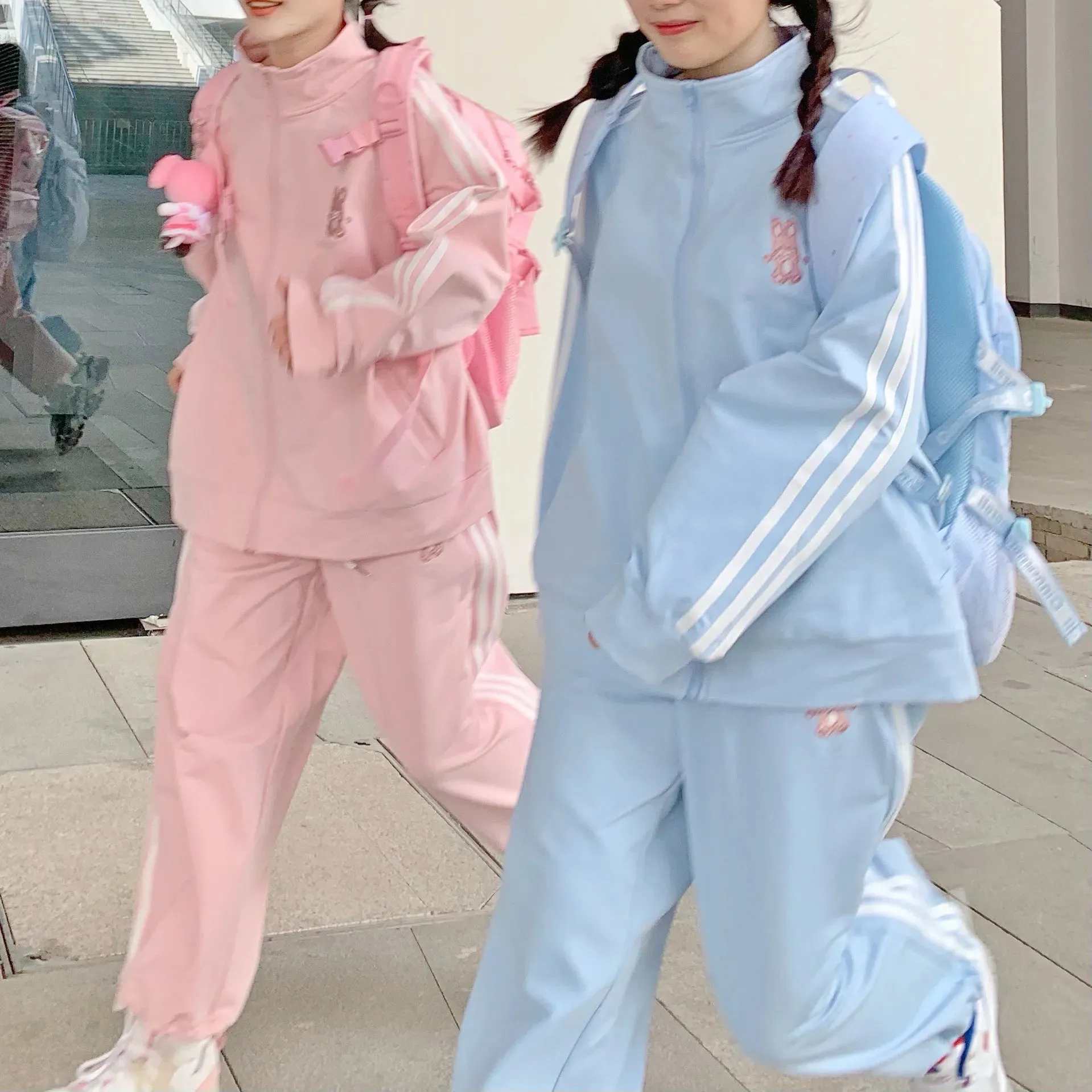 Pastel Hoodies & Sweatpants Outfits