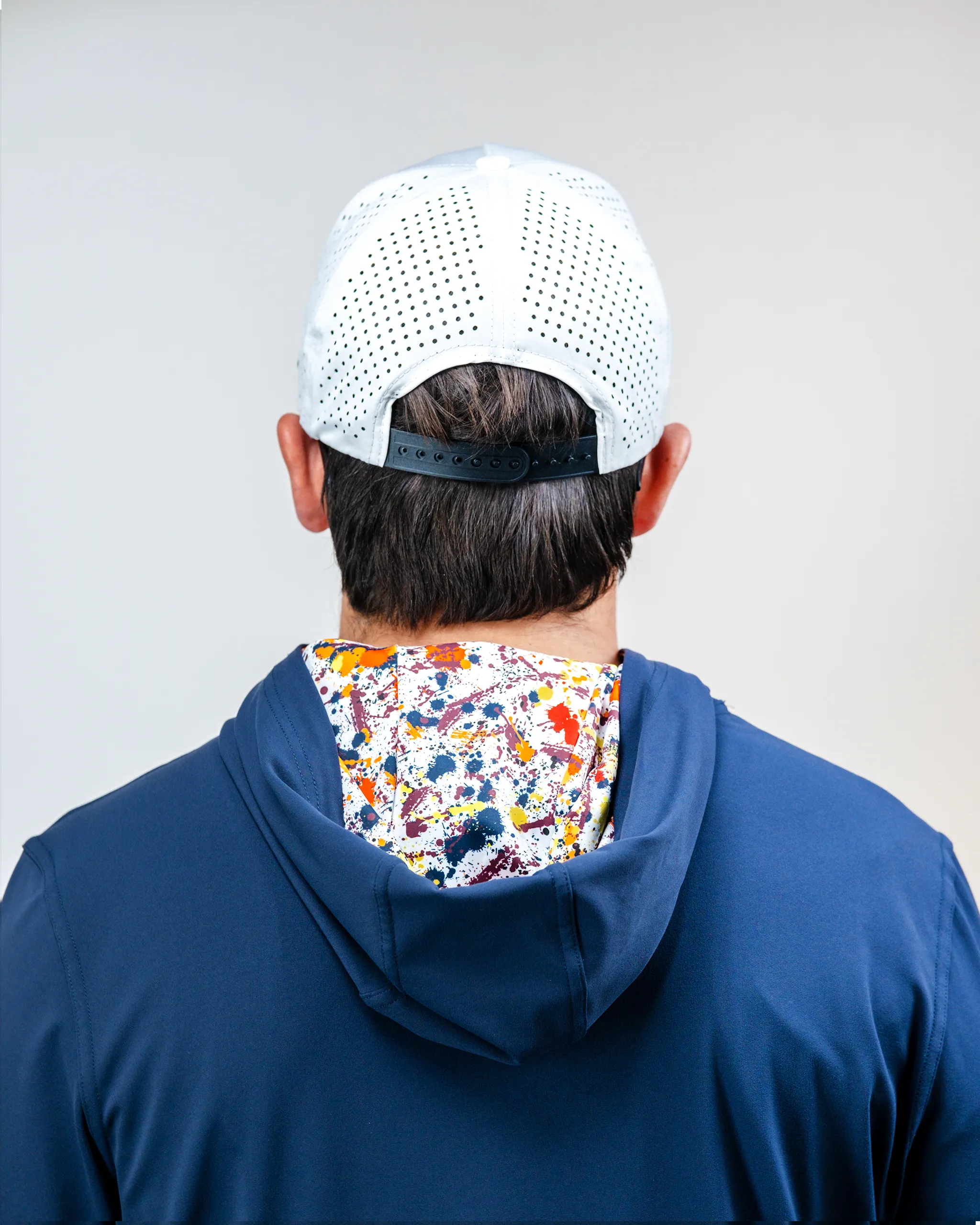 Performance Golf Hoodie - Navy Splatter