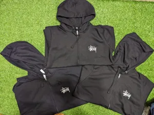 Reworked Style Stussy Zipper Hoodies