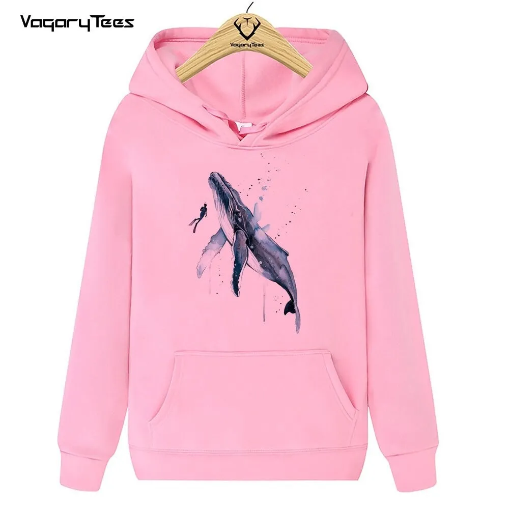 Scuba diving Hoodie Unisex | Humpback & Diver Collage