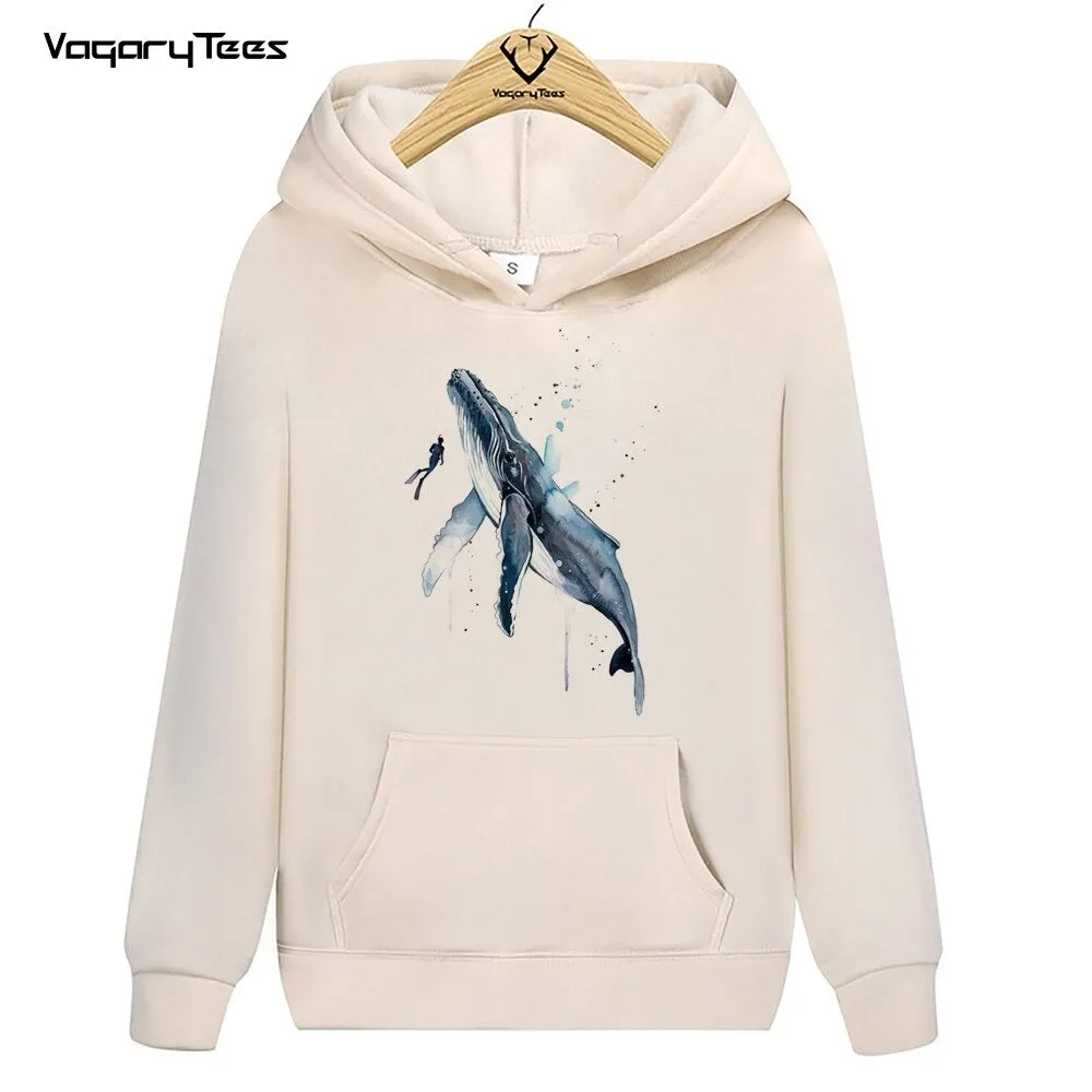 Scuba diving Hoodie Unisex | Humpback & Diver Collage