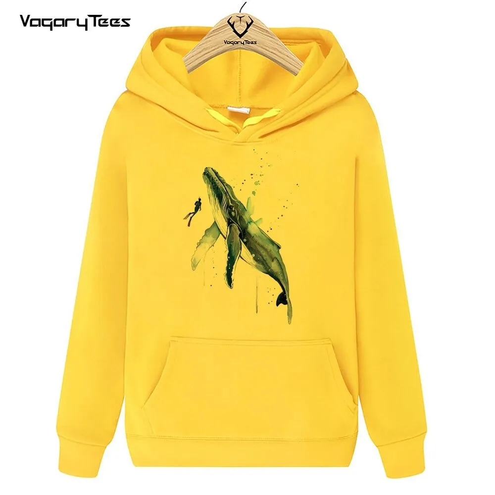 Scuba diving Hoodie Unisex | Humpback & Diver Collage