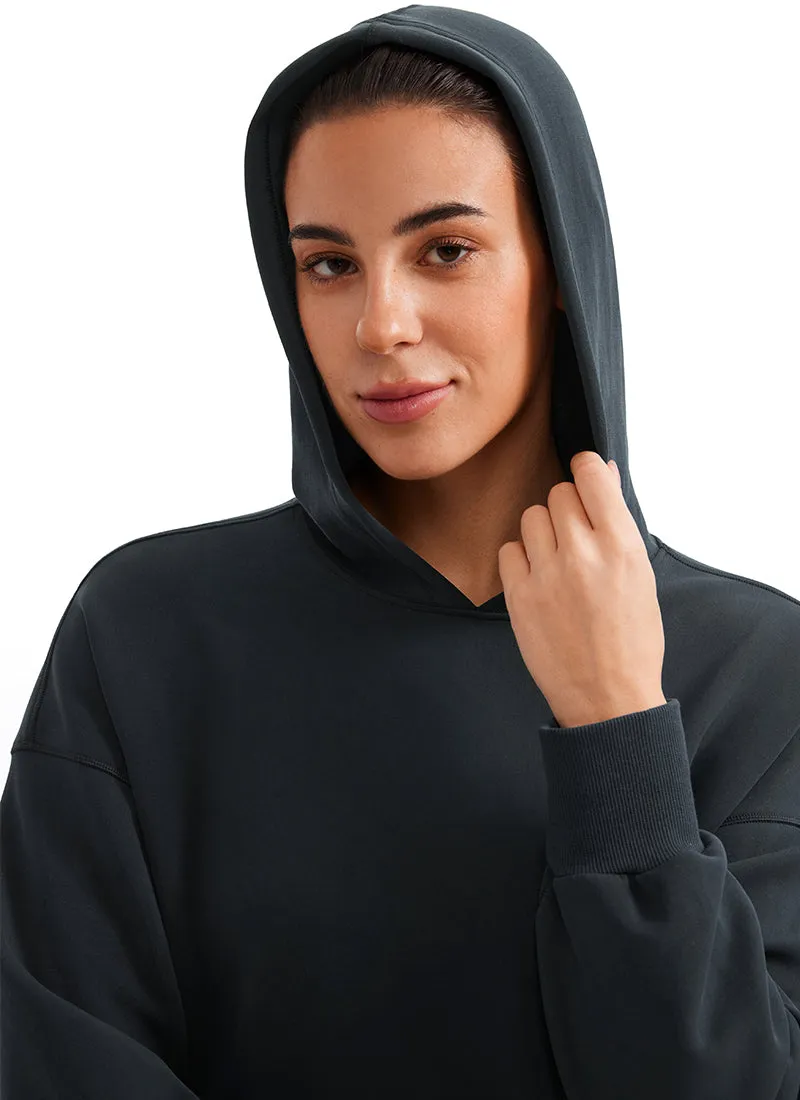 SoftAura Cropped Pullover Hoodies