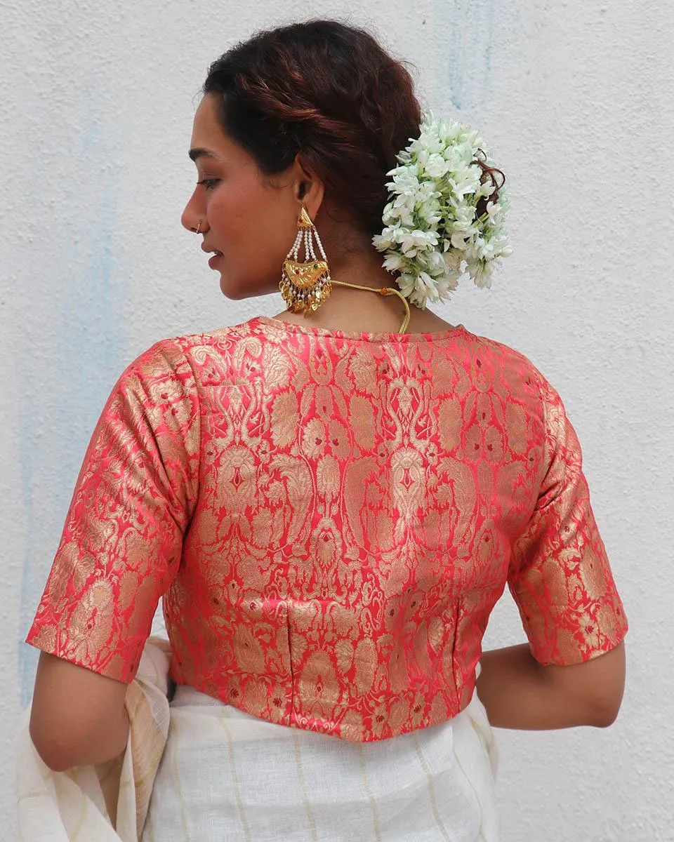 Tarini Brocade Blouse - Onam