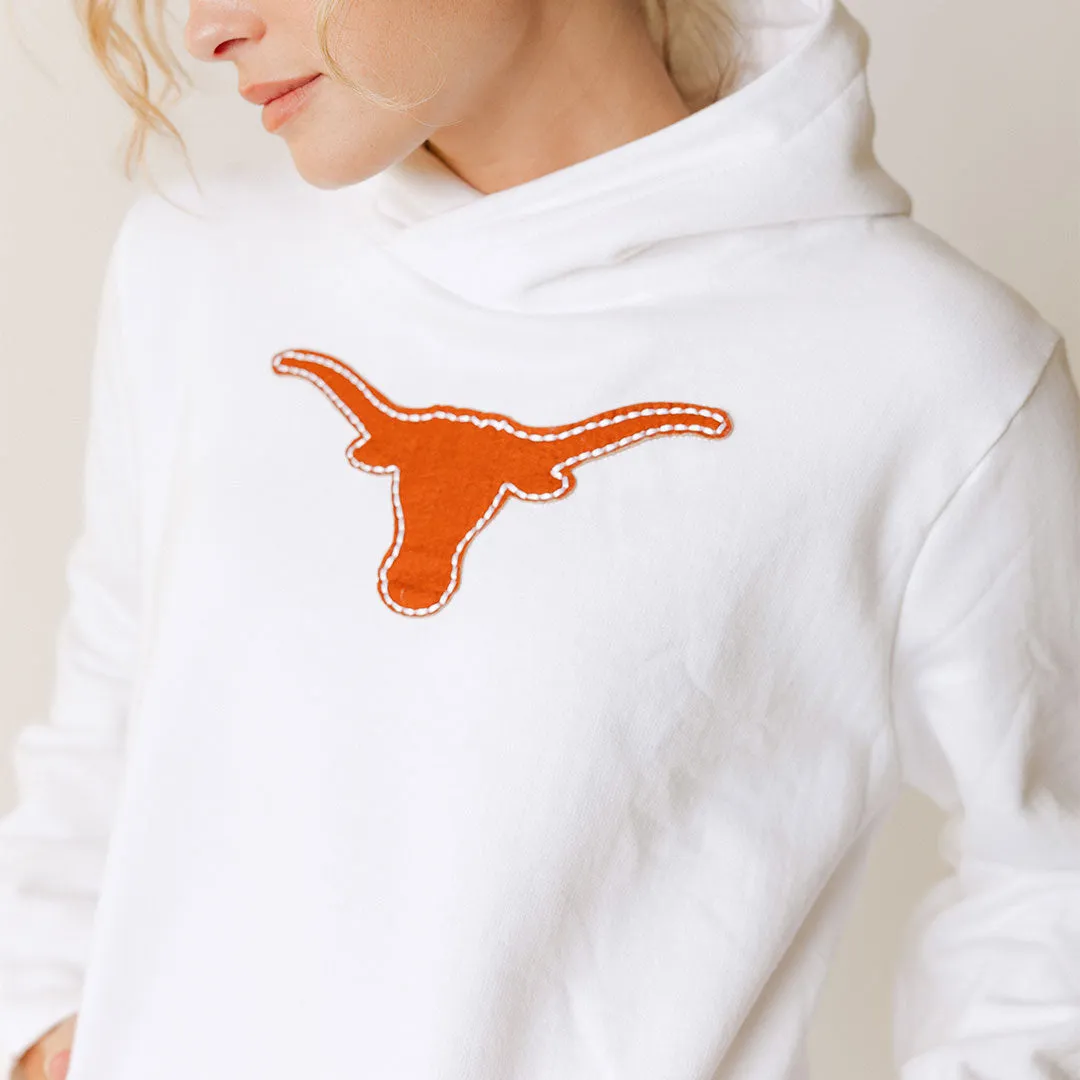 Texas Relaxed Hoodie, White